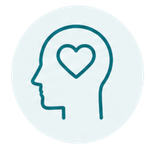 icono persona y corazon